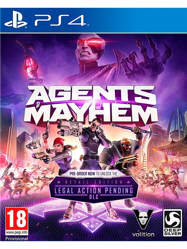 Agents Of Mayhem Sony Playstation 4 Action