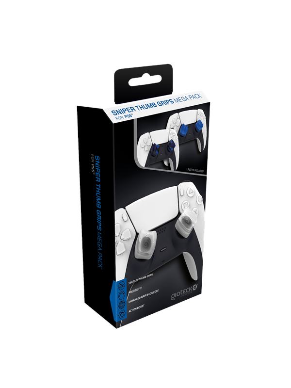 Gioteck Sniper Thumb Grip Megapack 3 Sets Miscellaneous Tillbehör Till Spelkonsol Sony Playstation 5