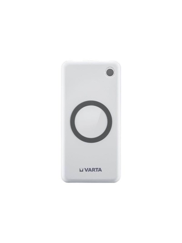 Produktfoto för Varta - Trådlös laddplatta/elbank - Li-pol - 10000 mAh - 18 Watt - 3 A - PD, QC 3.0 - 3 utdatakontakter (USB, USB-C) - på kabel: USB-C