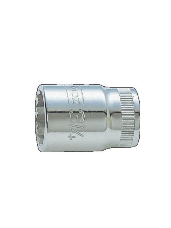 BAHCO 1/2 square drive sockets with metric bi-hex profile 17 mm