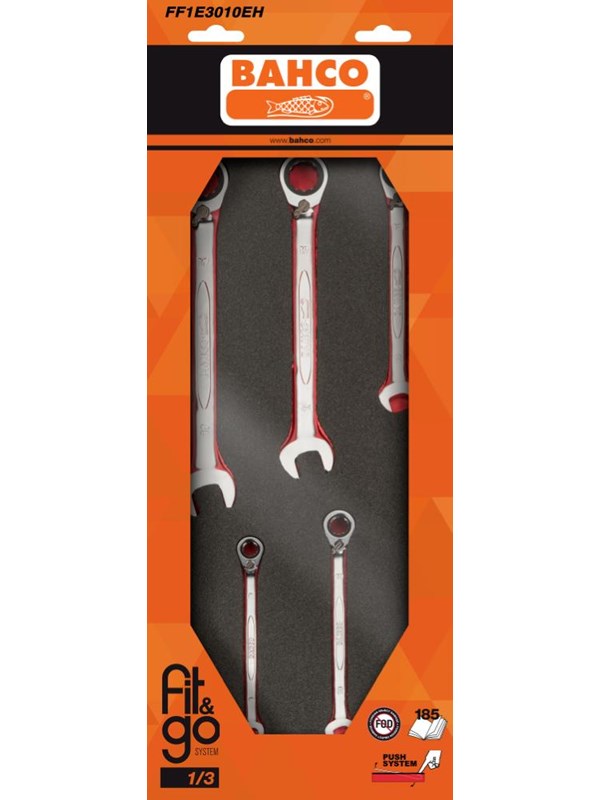 BAHCO fit&go combination wrenches 11 pcs.