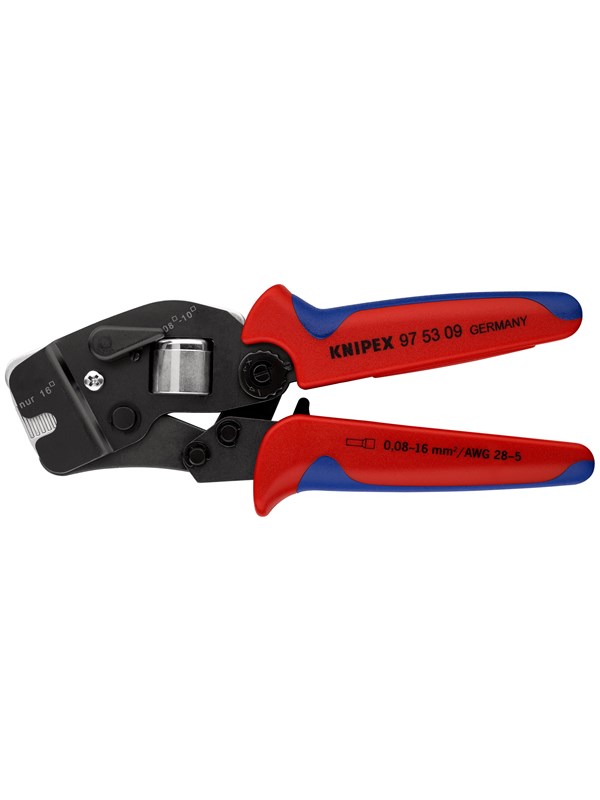 KNIPEX Självinställande presstänger för ändhylsor, med frontinföring