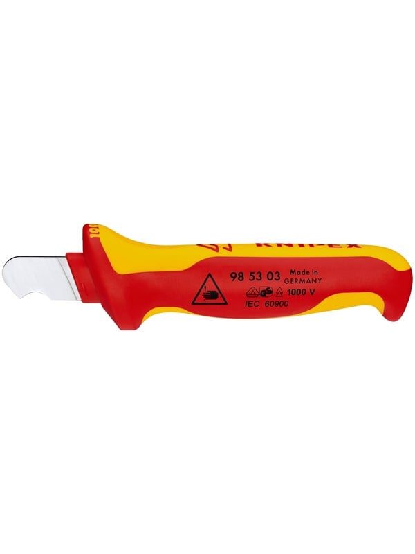 KNIPEX Avmantlingskniv, med glidsko