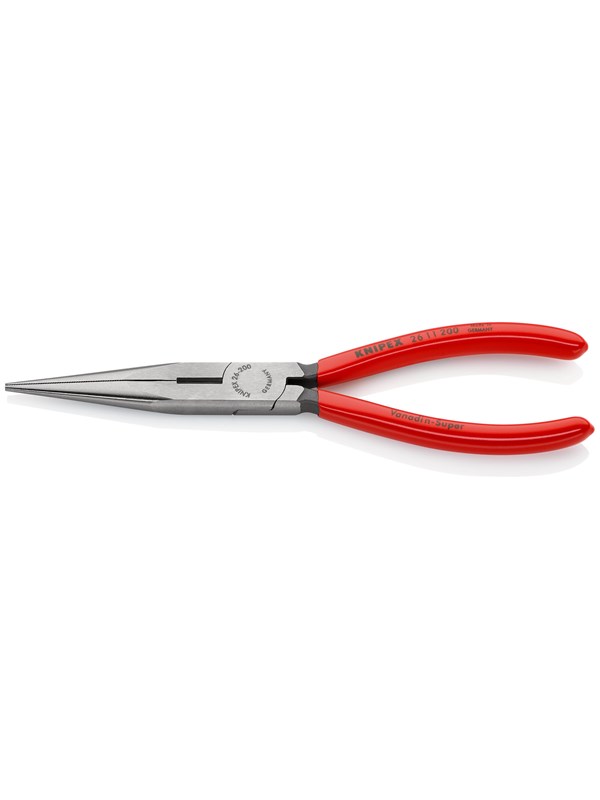 KNIPEX Tänger med flata, runda käftar och skär, (Typ storknäbb)