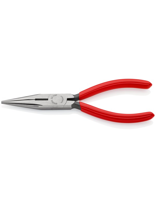 KNIPEX Tänger med flata, runda käftar och skär, (Radiotänger)