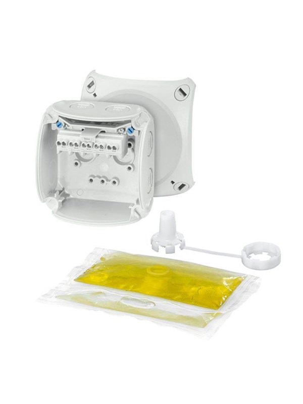 Produktfoto för Hensel WP 0202 G, Polykarbonat, Grå, 93 mm, 62 mm, 93 mm