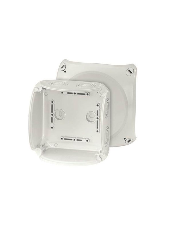 Produktfoto för Hensel KF 0600 G, Polykarbonat, Grå, IP66, IP67, IP69, 130 mm, 77 mm, 130 mm