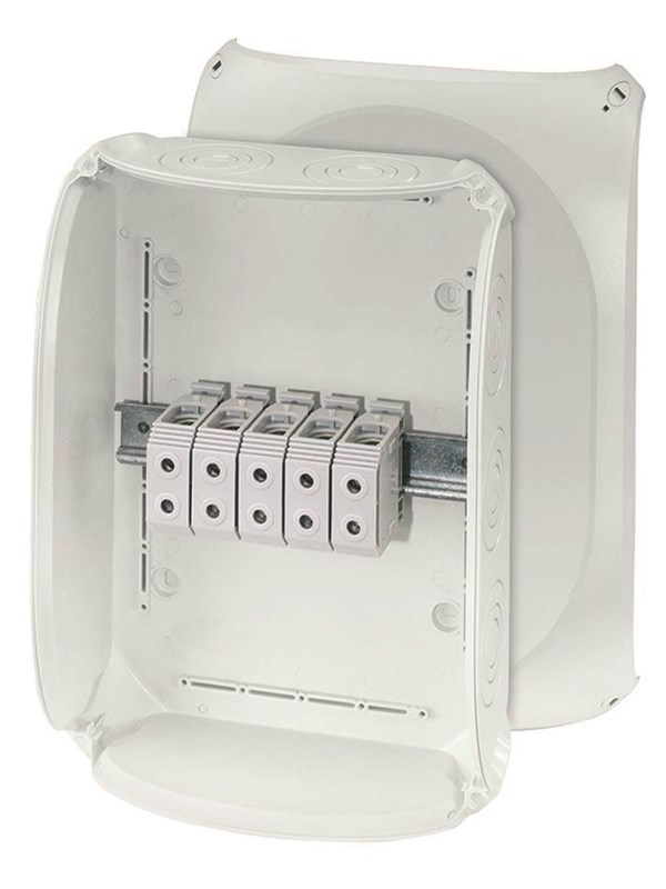 Produktfoto för Hensel KF 5050 G, Polykarbonat, Grå, IP66, IP67, IP69, 255 mm, 122 mm, 355 mm