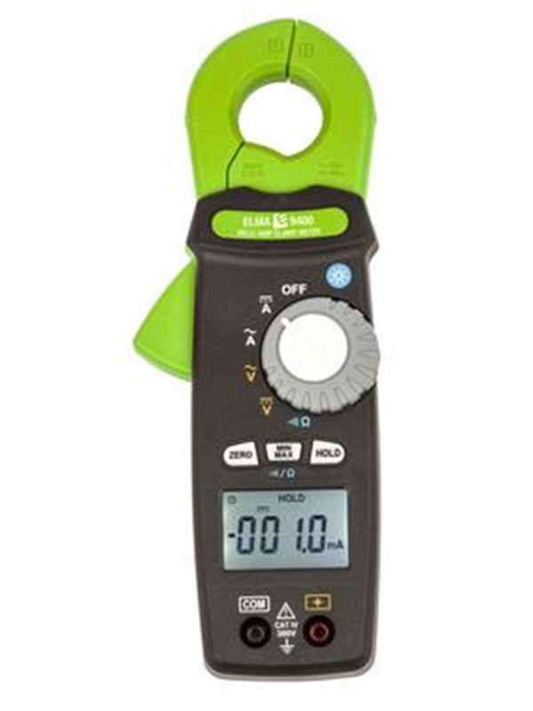 Produktfoto för Elma 9400 milliamp AC/DC Sand RMS tangamperemeter