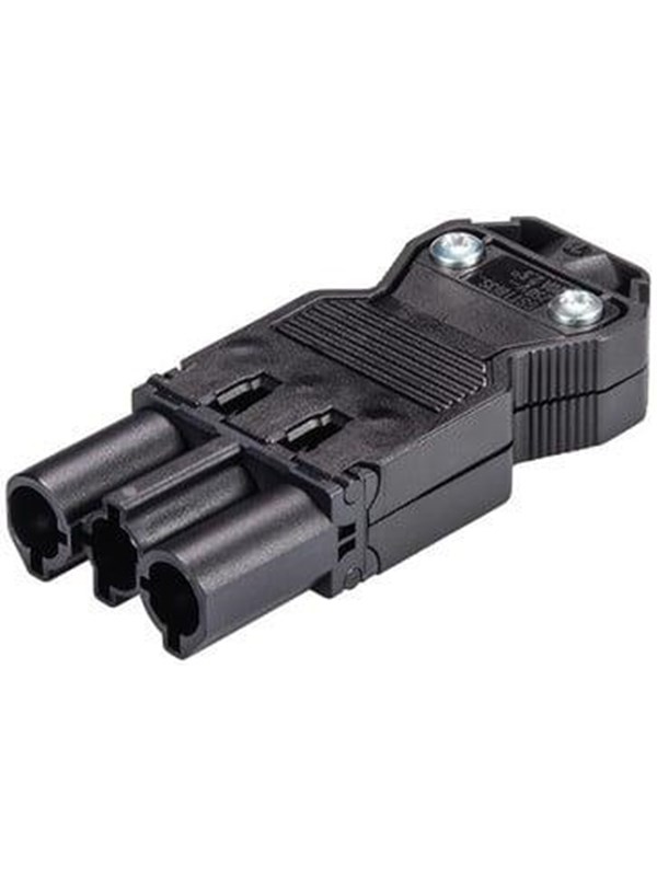 Wieland Gst18i3 plug male 3-pole 250v/20a 0.75-2.5mm2 ø=6.5-10.5mm black 92.732.3053.1
