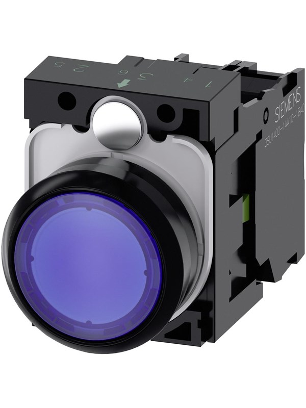 Siemens Illuminated pushbutton blue