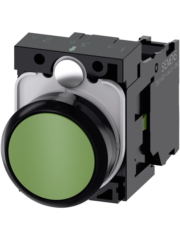 Siemens Pushbutton green