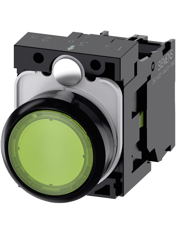 Siemens Illuminated pushbutton green