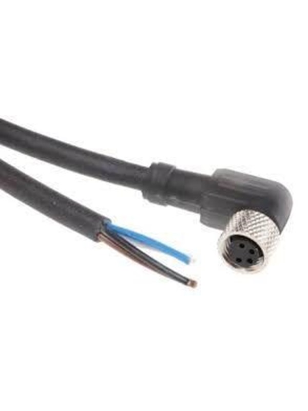 TELEMECANIQUE SENSORS Sensor cable  pur m12 4-pin female angled 5 meters xzcp1241l5