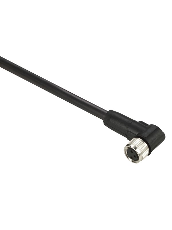 TELEMECANIQUE SENSORS Sensor cable  pur m8 3-pin female angled 5 meters xzcp0666l5