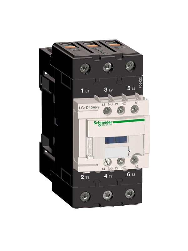 Schneider Electric 3p everlink contactor ac3 440v 40a coil