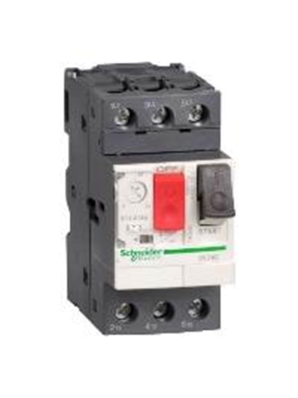 Schneider Electric Tesys gv motor circuit breaker gv2me03 thermal-magnetic 0.4-0.63a 0.12-0.18kw@400v icu100ka pushbutton