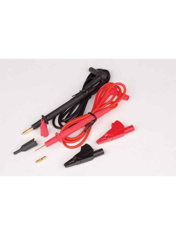 Elma Instruments Test leads ø2/4mm tip & aligatorclip