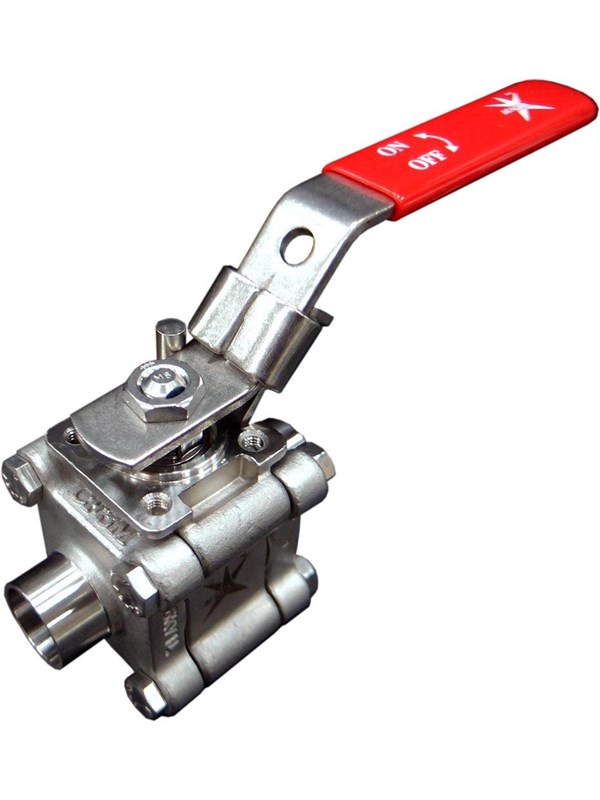 Lemvigh-Muller Ballvalve mars 83 ø38x1.2 sms rb 3-part