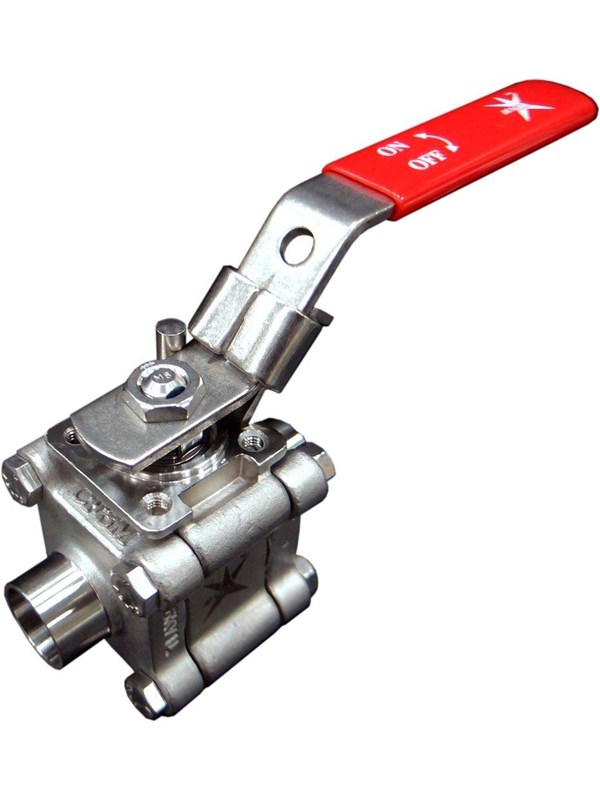 Lemvigh-Muller Ballvalve mars 83 ø25x1.2 sms rb 3-part