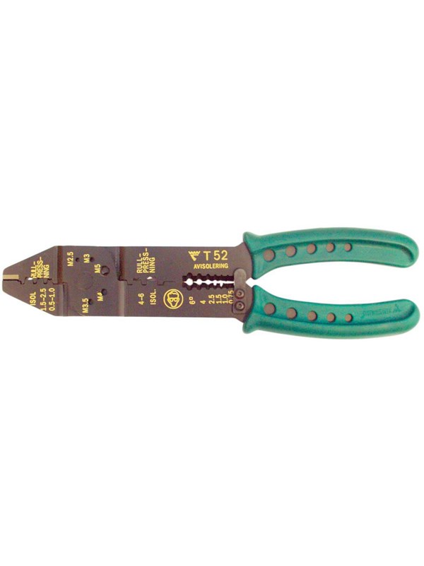 Elpress Tool t52 for  unins. terminals 0.5-6mm2