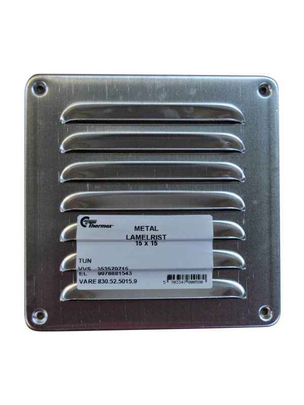 THERMEX Metal lamella grill 15x15 cm