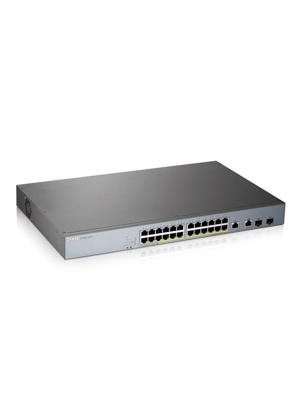 ZyXEL GS1350-26HP 24-port GbE Smart Managed PoE Switch with GbE Uplink