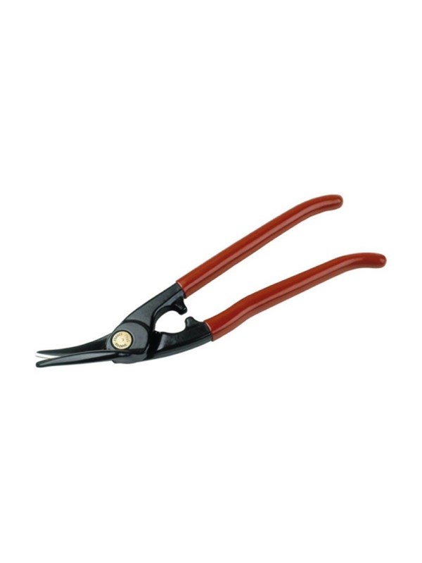 Produktfoto för Bahco pladesaks 280mm v riflet - 584d sb rød