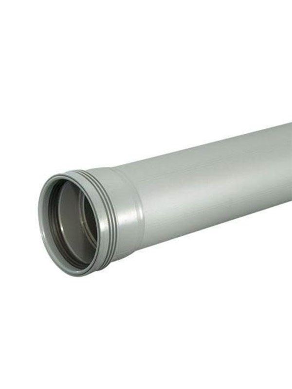 Wavin Wafix pp pipe with sleeve 32 x 1000 mm grey