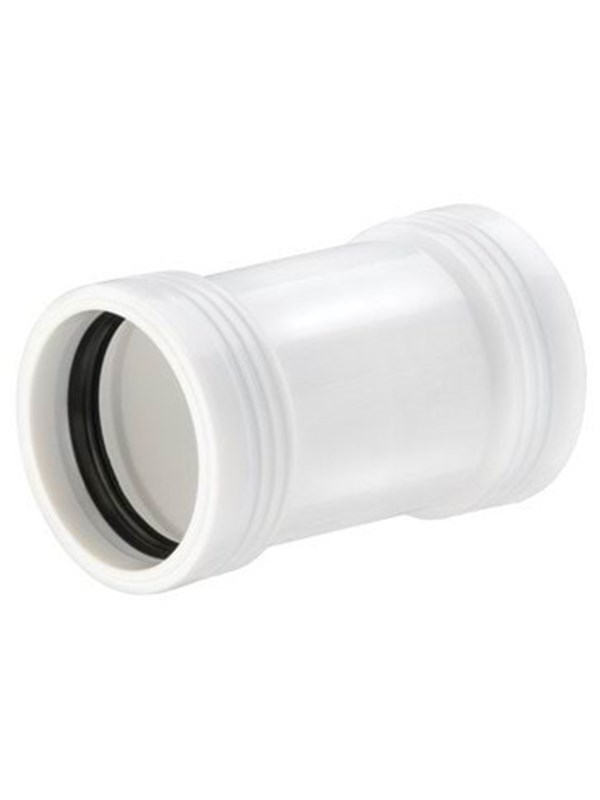 Wavin Wafix pp double socket ø50 mm white