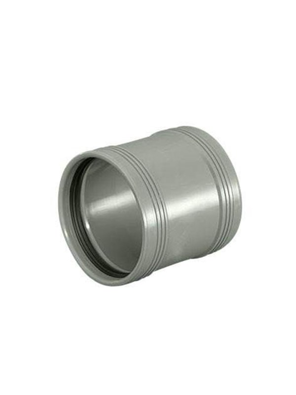 Wavin Wafix pp double socket sleeve ø75 mm grey