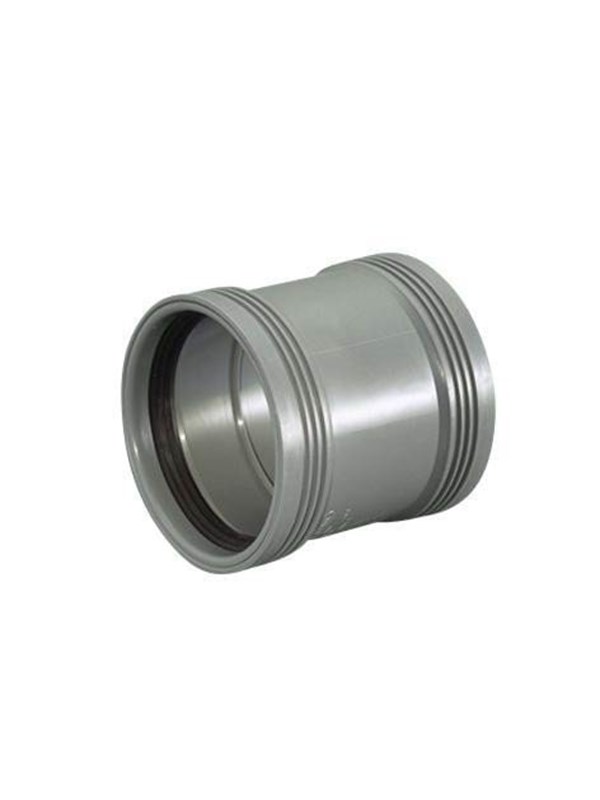 Wavin Wafix pp double socket ø40 mm grey