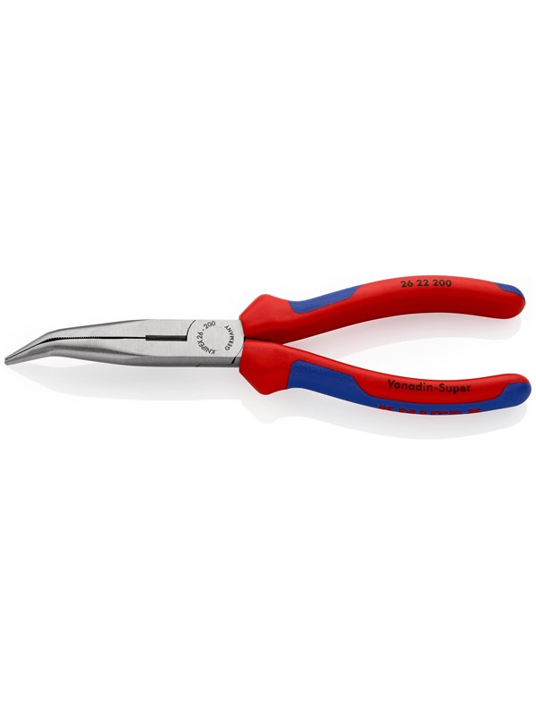 KNIPEX Tänger med flata, runda käftar och skär, (Typ storknäbb)