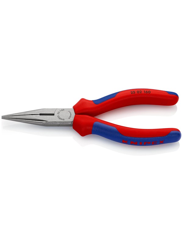 KNIPEX Tänger med flata, runda käftar och skär, (Radiotänger)