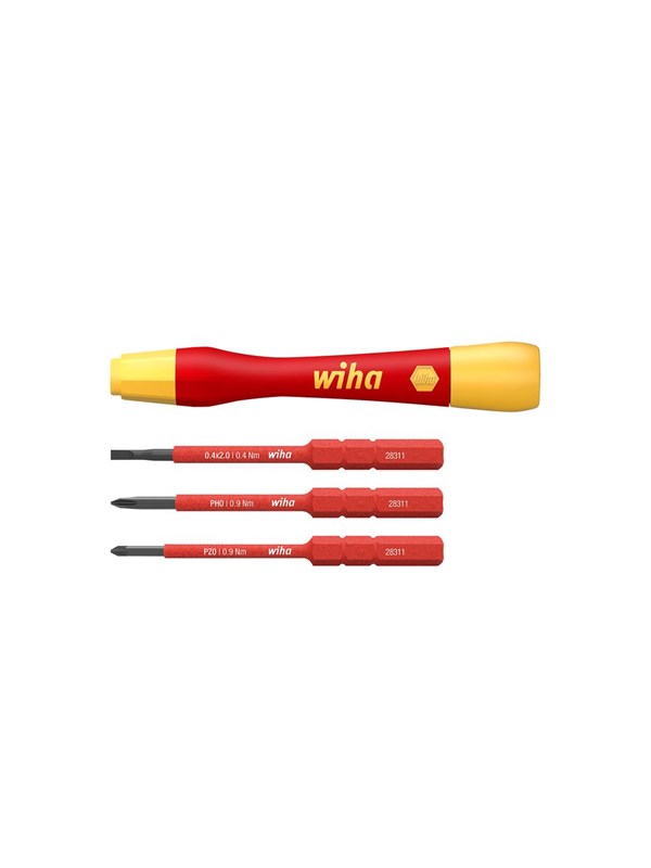 Wiha fine screwdriver set picofinish® slimvario® electric
