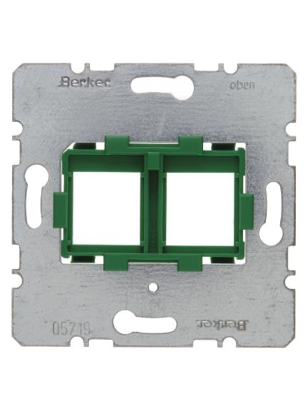 Berker Supporting plate 2gang for modular jacks