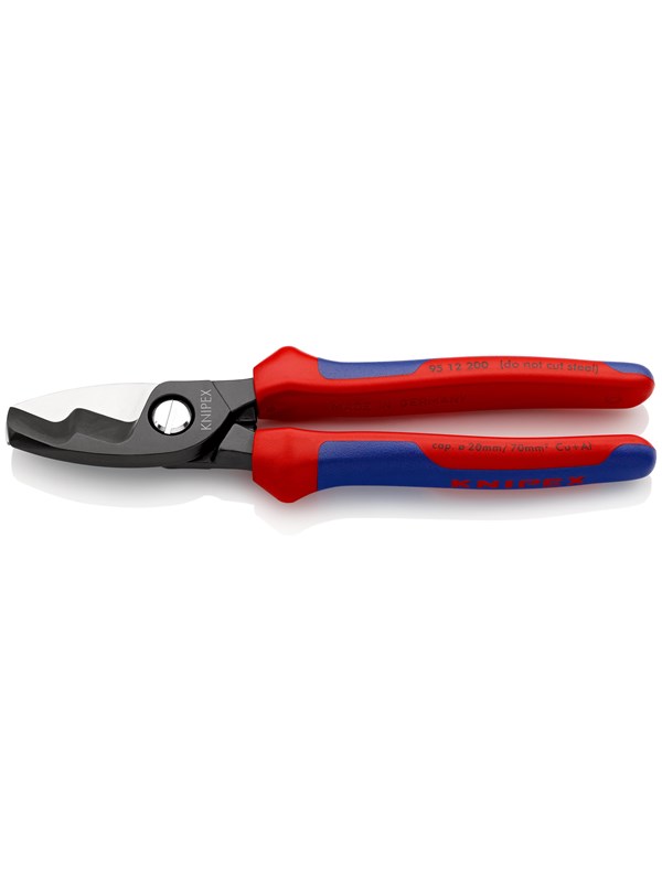 KNIPEX Kabelsaxar, med dubbelskär