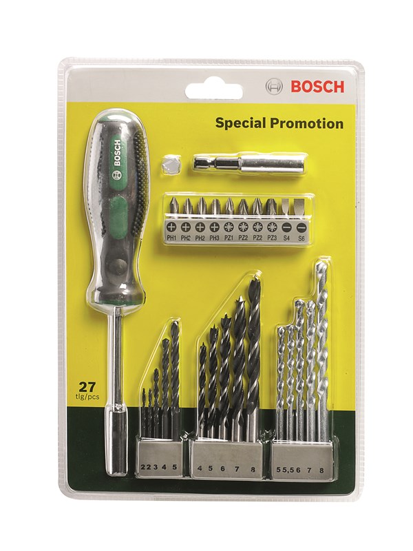 Bosch 27-delars borr- och skruvbitsats