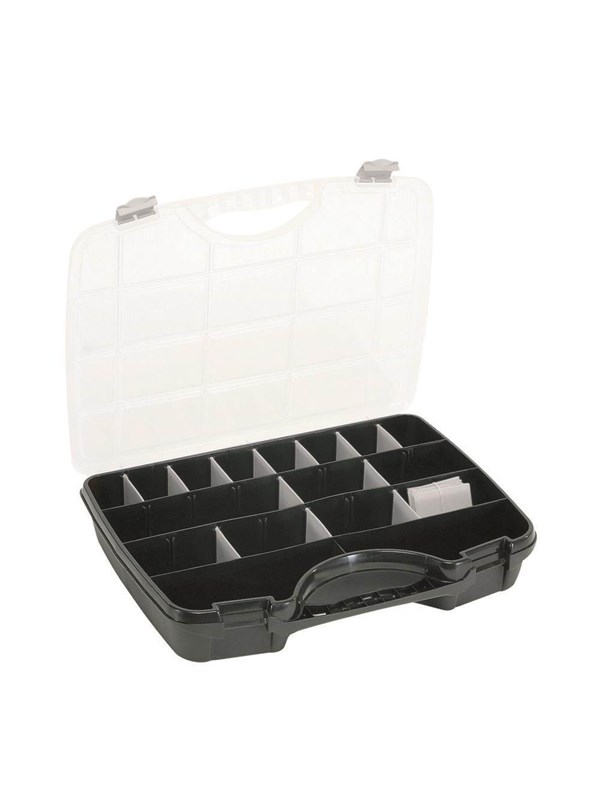 Produktfoto för SORTIMENTBOX A47 RAACO SVART/ SILVER | Beijerbygg Byggmaterial