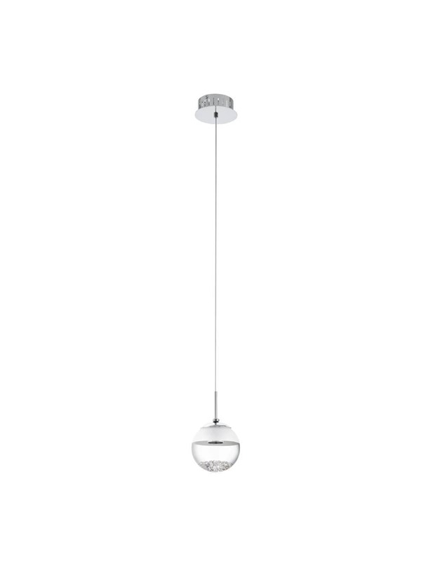 EGLO MONTEFIO 1 pendlande belysning - krom/vit, klar