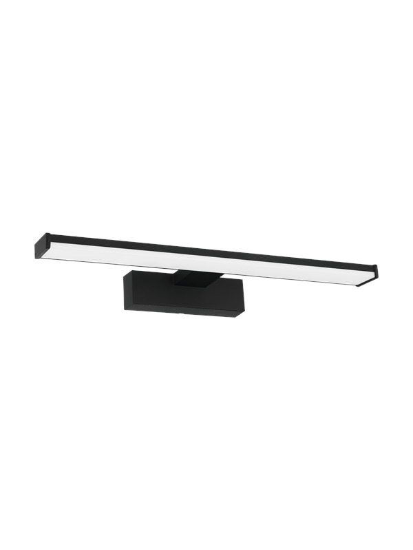 Produktfoto för Eglo Pandella 1 - Spegellampa - LED (motsvarande 65 W) - neutralt vitt ljus - 4000 K - svart, vit