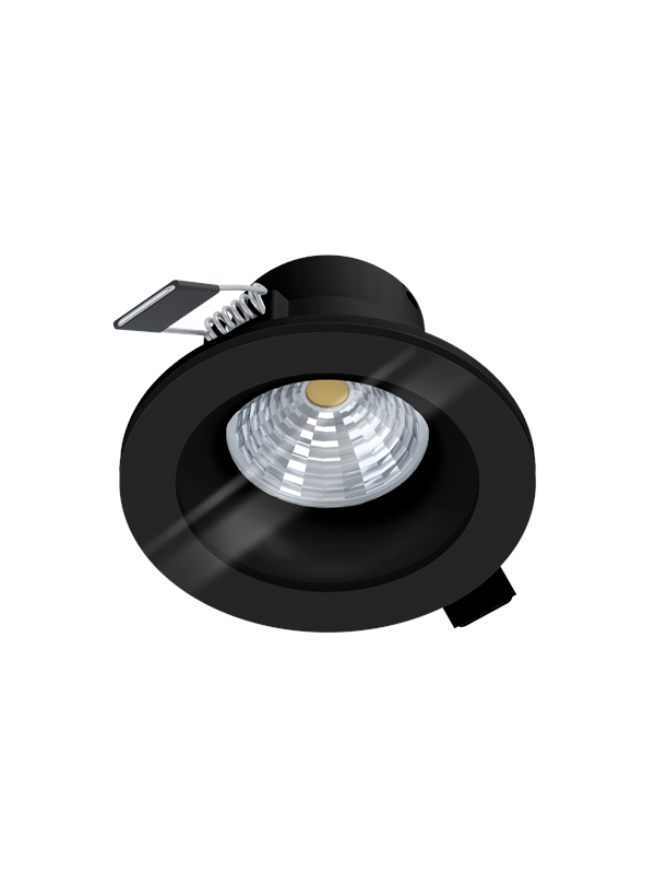 EGLO SALABATE recessed spotlight Ø88 mm 2700K black