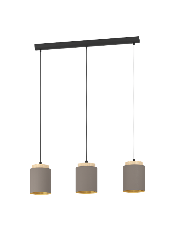 EGLO ALBARIZA long table pendant cappuccino/gold