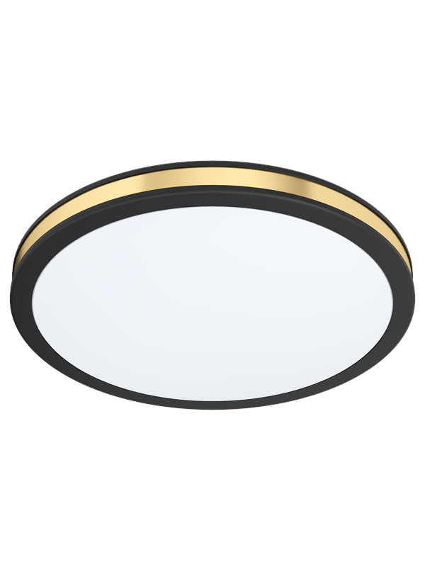 EGLO PESCAITO ceiling lamp Ø280 mm black/gold
