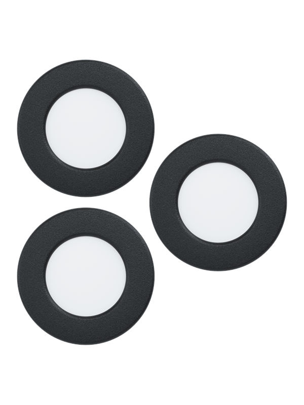 EGLO FUEVA 5 infälld belysning - svart/vit