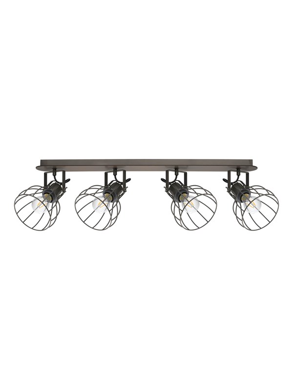 EGLO SAMBATELLO spot - brun, silver/silver