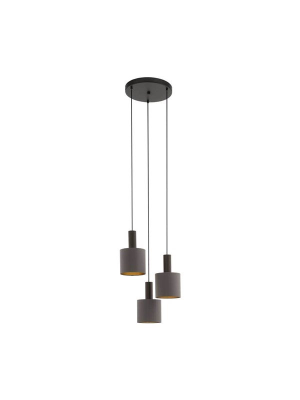 EGLO CONCESSA 1 pendlande belysning - mörkbrun/cappuccino, guld