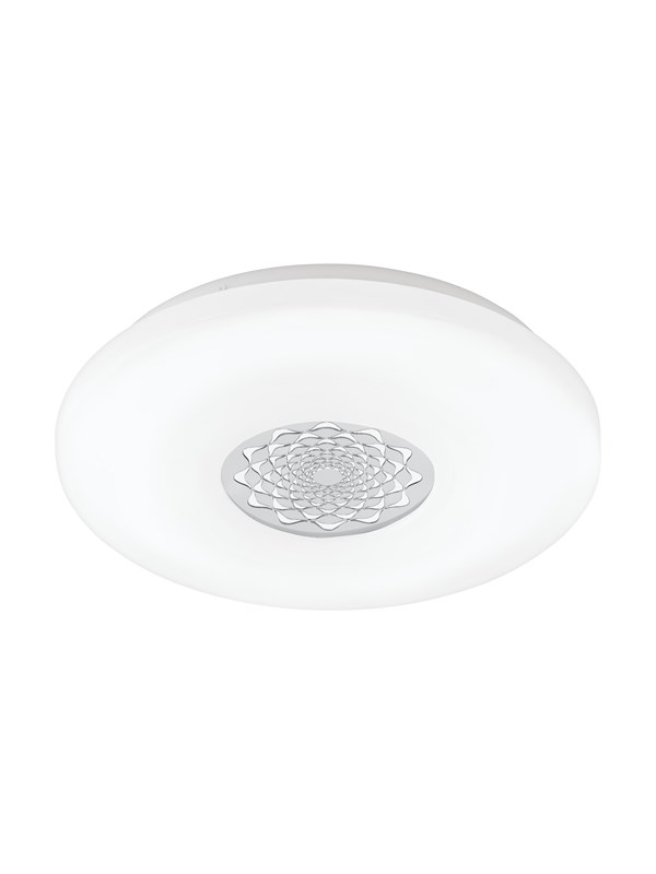 EGLO CAPASSO 1 Vägg- och takbelysning - vit/vit, krom