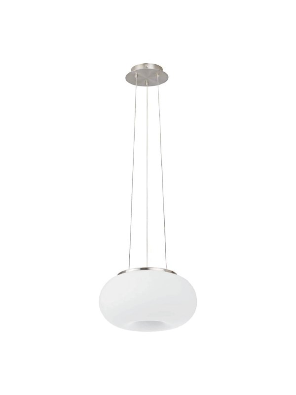 EGLO OPTICA pendlande belysning - matt nickel/vit