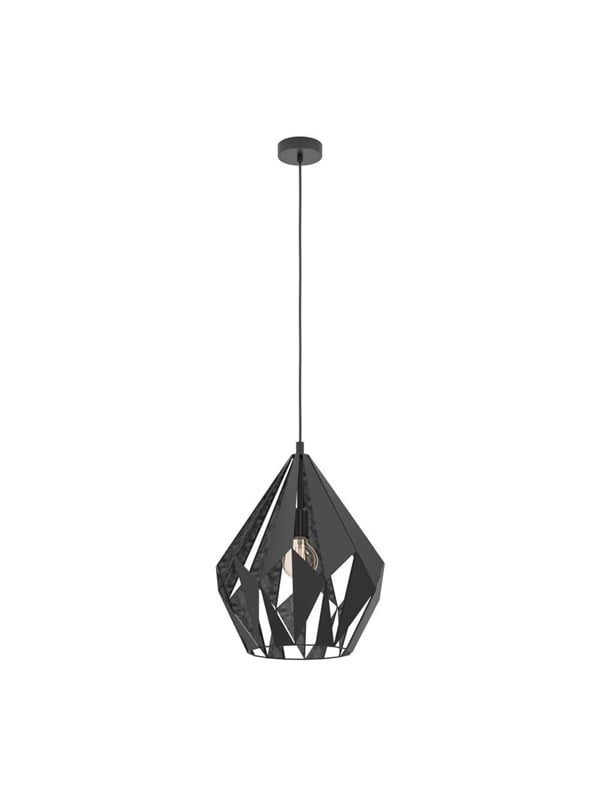 EGLO CARLTON 1 pendlande belysning - svart, silver